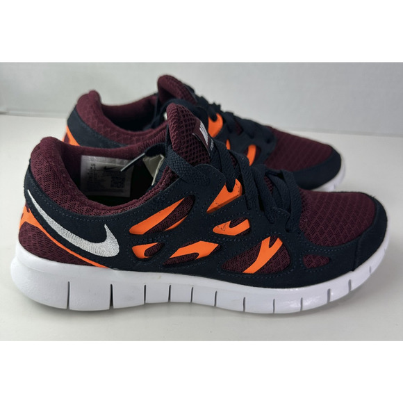 Nike Free Run 2 Dark Beetroot Athletic Running Shoes Women's Size 8.5 Sneakers - Picture 2 of 12